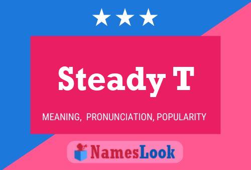 Steady T Name Poster