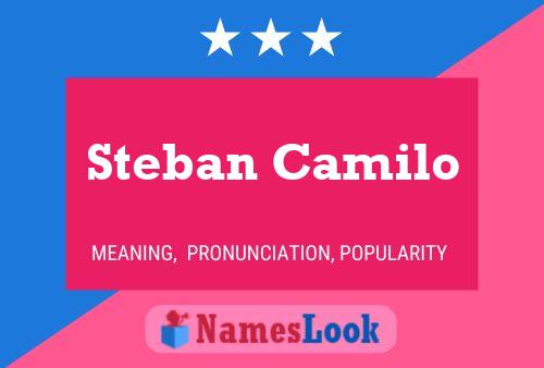 Steban Camilo Name Poster