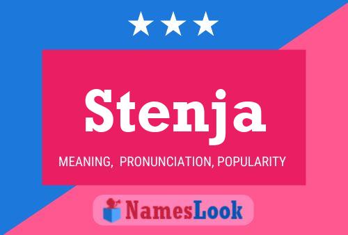 Stenja Name Poster