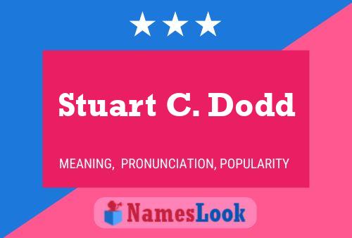 Stuart C. Dodd Name Poster