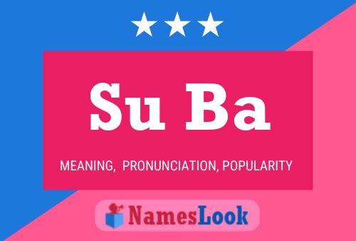 Su Ba Name Poster