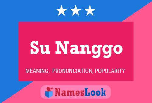 Su Nanggo Name Poster