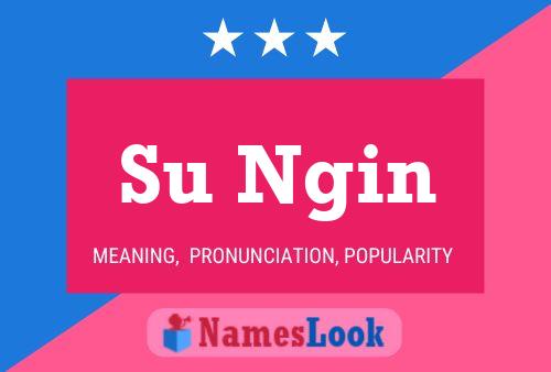 Su Ngin Name Poster