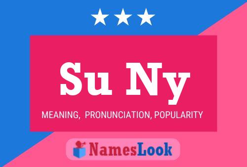 Su Ny Name Poster