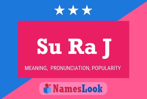 Su Ra J Name Poster