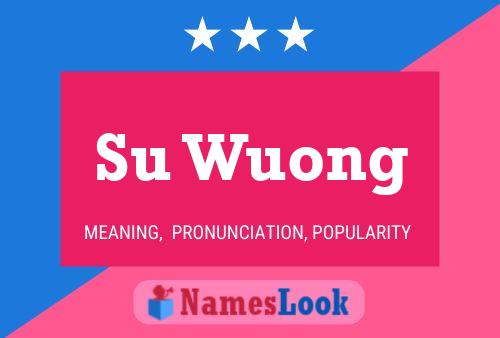 Su Wuong Name Poster