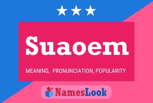 Suaoem Name Poster