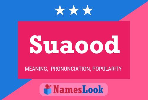 Suaood Name Poster