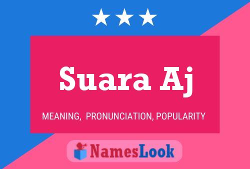 Suara Aj Name Poster