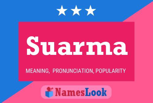 Suarma Name Poster