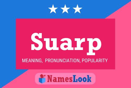 Suarp Name Poster