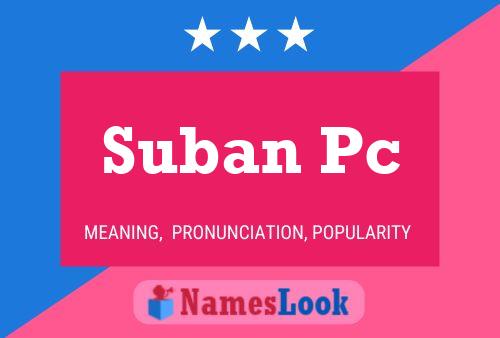 Suban Pc Name Poster