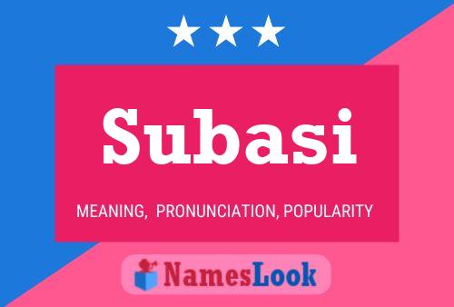 Subasi Name Poster