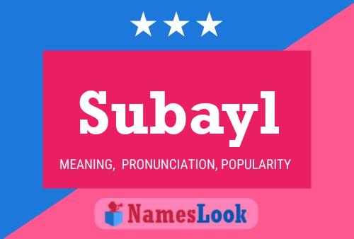 Subayl Name Poster