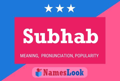 Subhab Name Poster