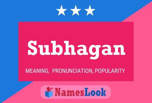 Subhagan Name Poster