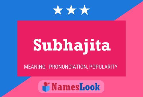 Subhajita Name Poster