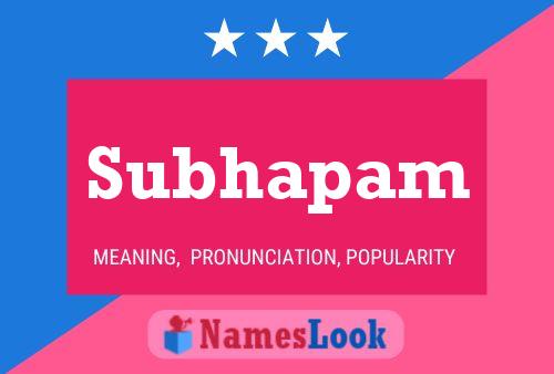 Subhapam Name Poster