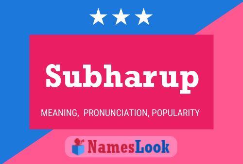 Subharup Name Poster