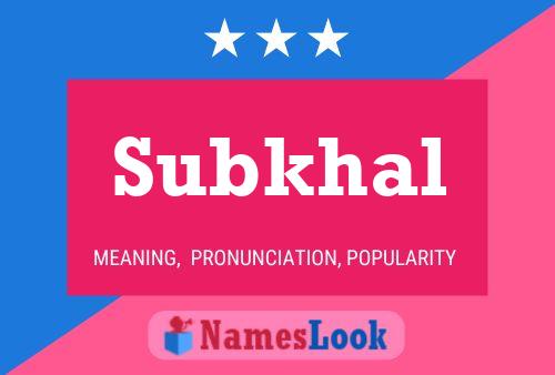 Subkhal Name Poster