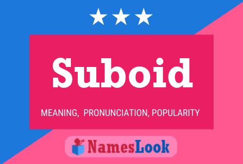 Suboid Name Poster