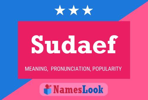 Sudaef Name Poster