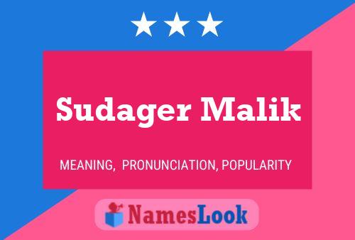 Sudager Malik Name Poster