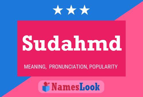 Sudahmd Name Poster