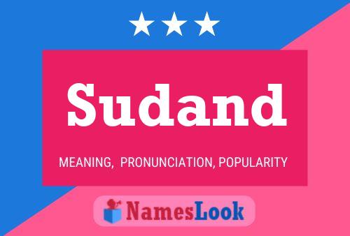 Sudand Name Poster