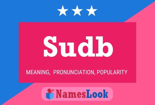 Sudb Name Poster