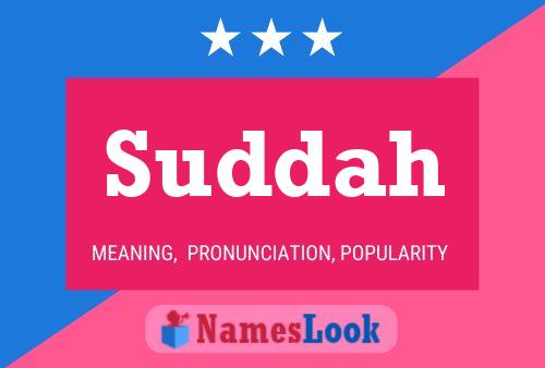 Suddah Name Poster