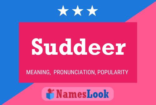 Suddeer Name Poster