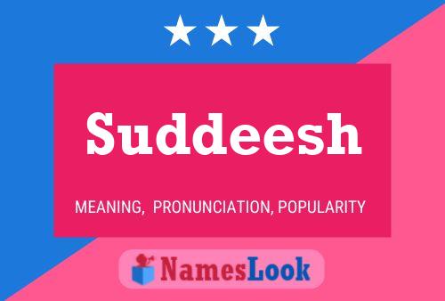 Suddeesh Name Poster