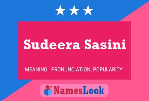 Sudeera Sasini Name Poster