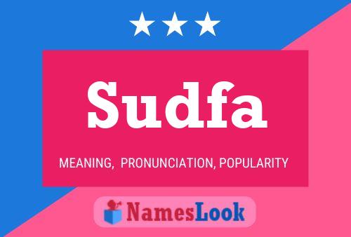 Sudfa Name Poster