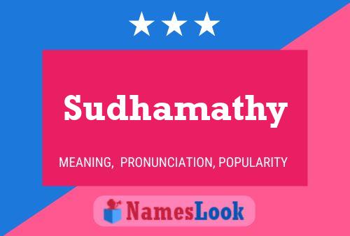 Sudhamathy Name Poster