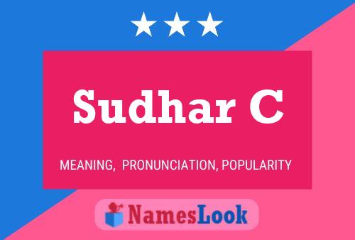 Sudhar C Name Poster