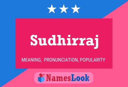 Sudhirraj Name Poster