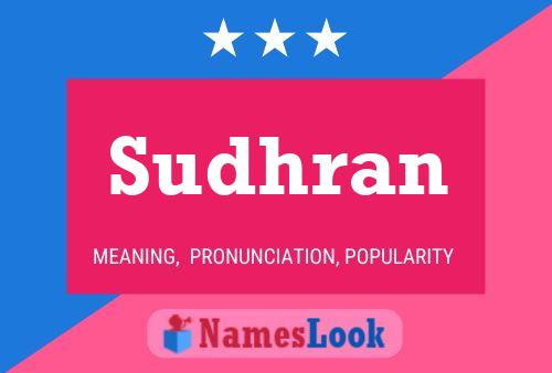 Sudhran Name Poster