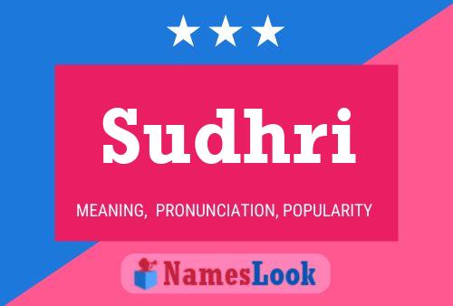 Sudhri Name Poster