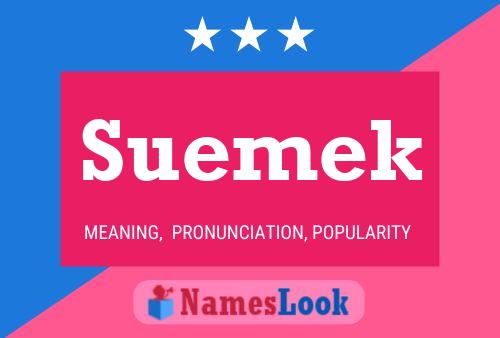 Suemek Name Poster