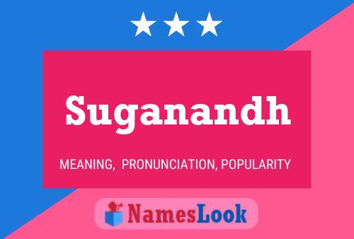 Suganandh Name Poster