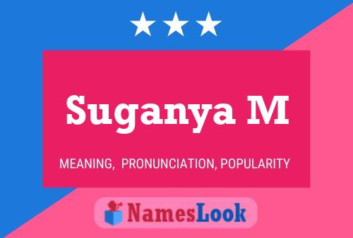 Suganya M Name Poster