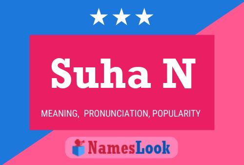 Suha N Name Poster