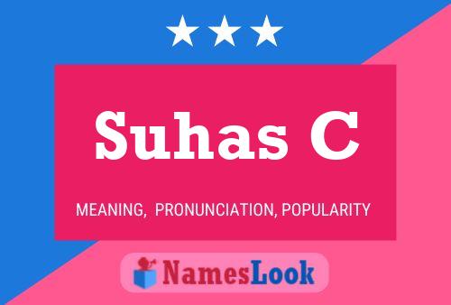 Suhas C Name Poster