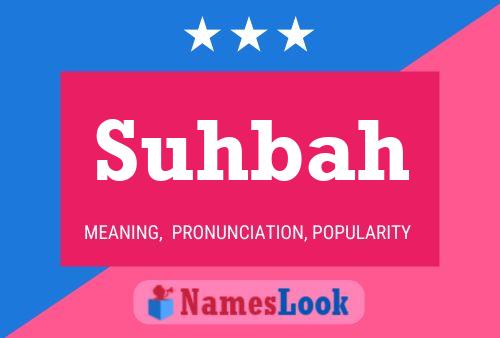 Suhbah Name Poster