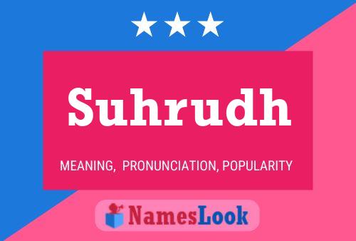 Suhrudh Name Poster