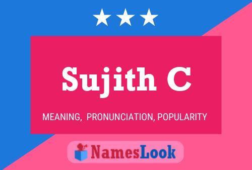 Sujith C Name Poster