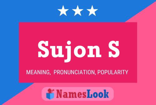 Sujon S Name Poster