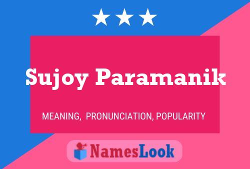 Sujoy Paramanik Name Poster